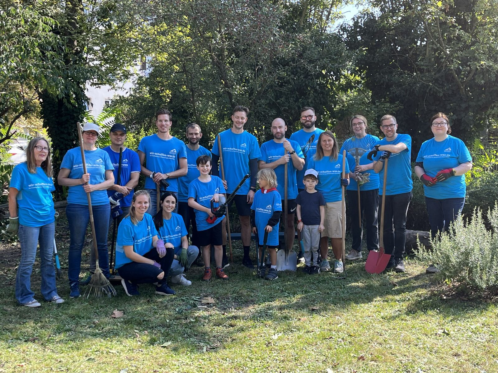 Our dedicated volunteers at Volunteer Day 2024.