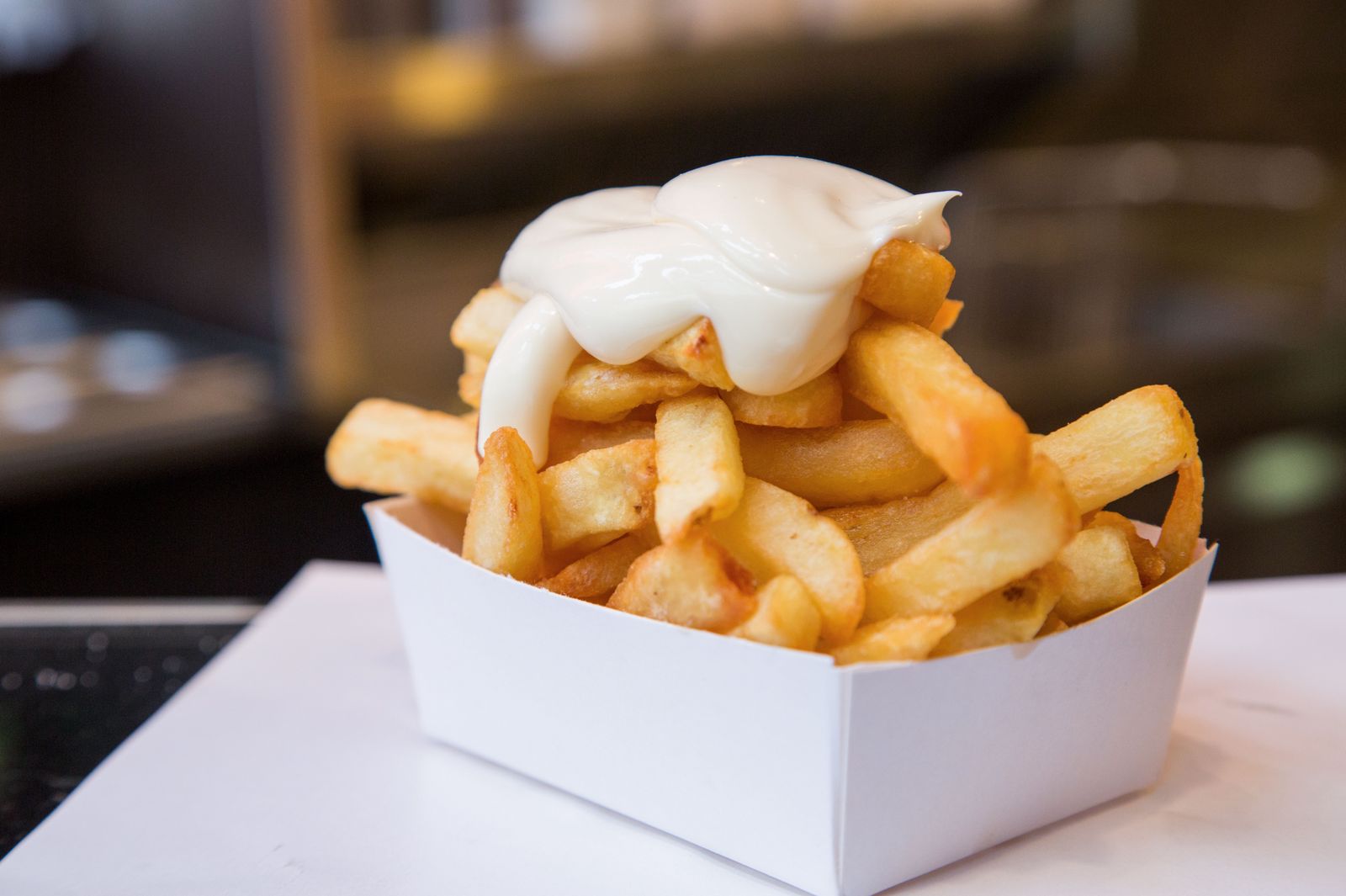 Frites with mayonnaise Frites with mayonnaise