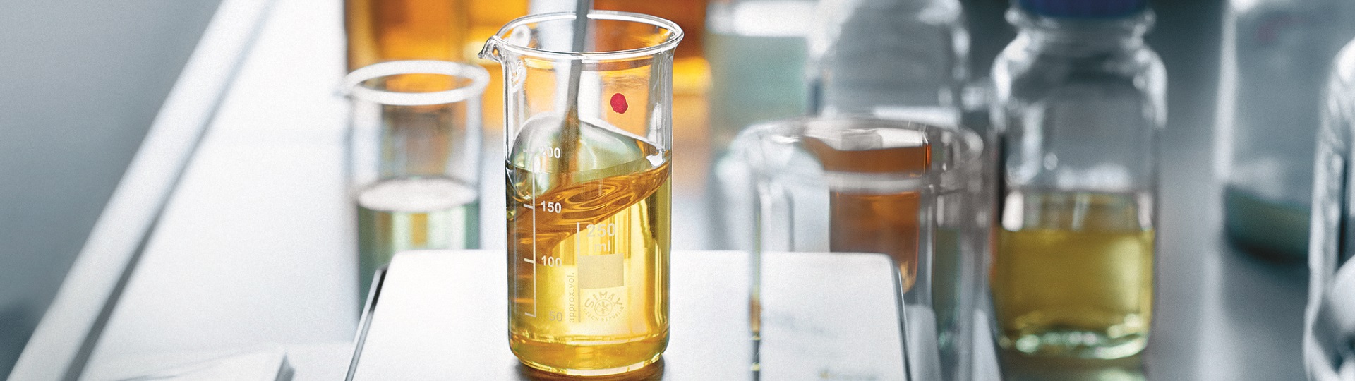 Lubricants in laboratory