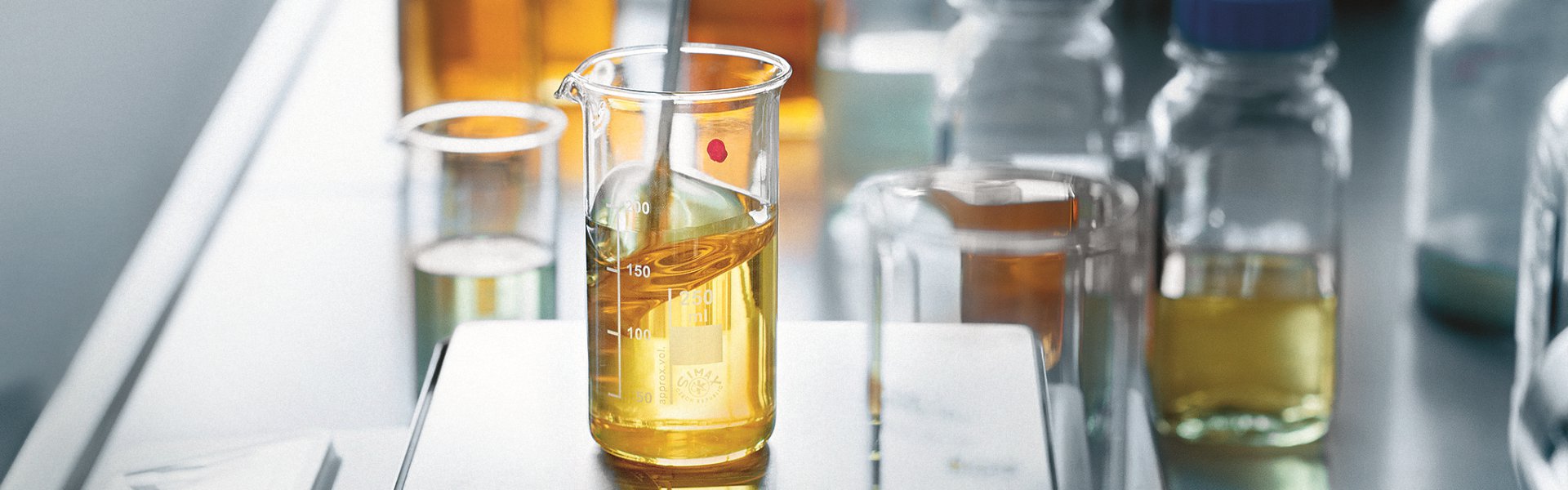 Lubricants in laboratory